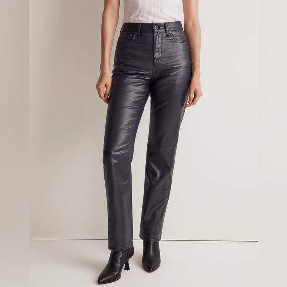 Madewell Denim - Madewell '90s Straight Jean in Midnight Blue Foil